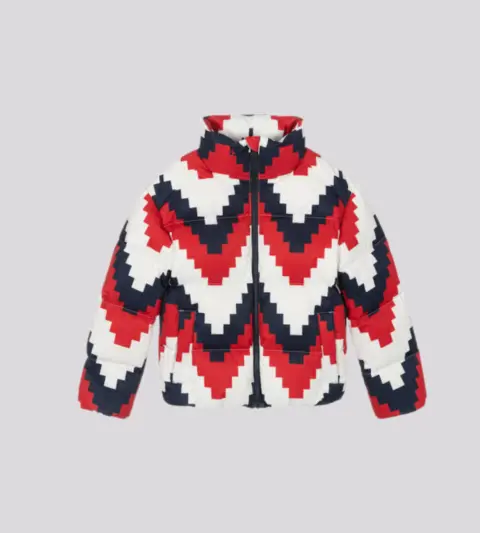Conjunto Perfect Moment Houdstooth Red&White&Navy
