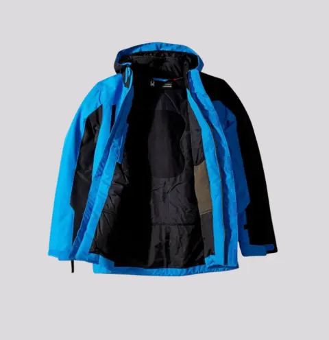 Jaqueta Teens Spyder Basic Azul e Preto 