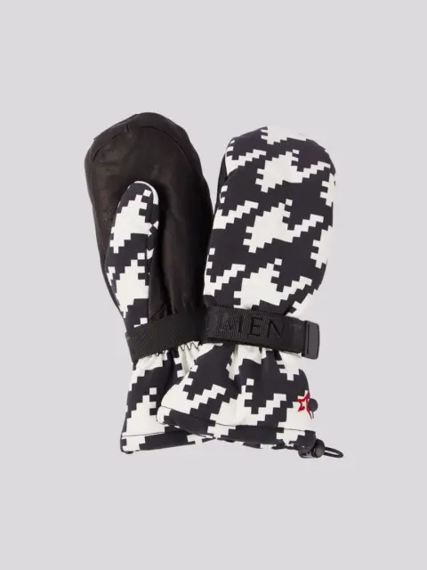 Luvas Perfect Moment Davos Mitts Houndstooth Black&White