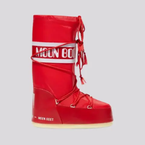 Bota moon  boot icon nylon red 