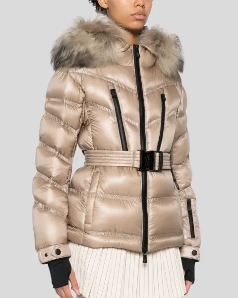 Jaqueta Moncler Beverley Short Down Nude LO