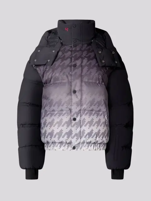 Jaqueta Perfect Moment Degrade B&W Houndstooth 