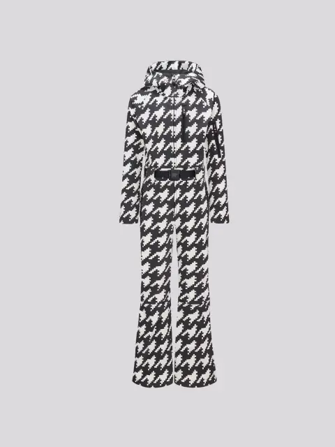 Macacão Perfect Moment One Piece Houndstooth Black/Snow White