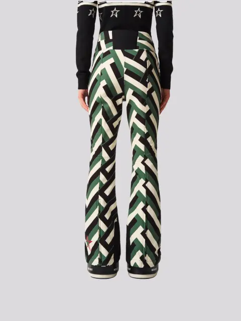 Calça Perfect Moment Aurora Hw Waffle Print Green