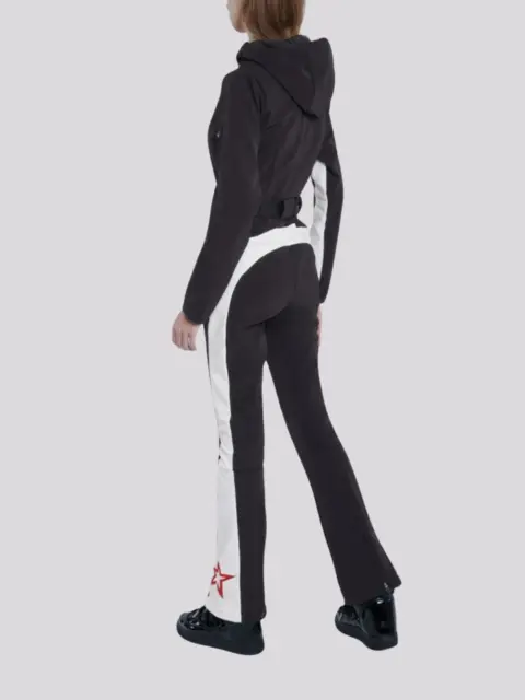 Macacão Perfect Moment Hooded Black&White 