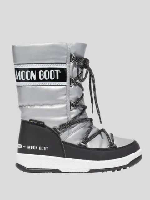Moon Boot Infantil Black And Silver
