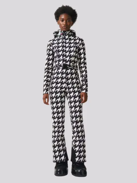 Macacão Perfect Moment Houdstooth Ski Suit Pied de Poule
