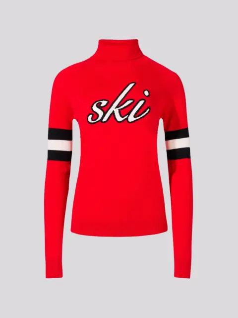 Tricô Perfect Moment Wool Ski Red