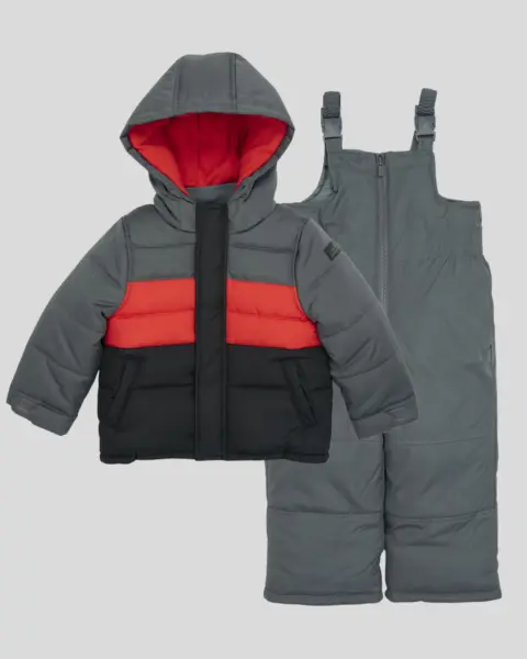 Conjunto Carters Grey and Red 