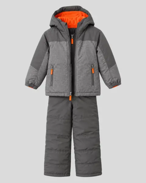 Conjunto Carters Grey and Orange 